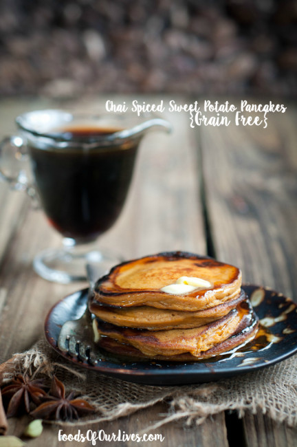 Sweet Potato Pancakes | FoodsOfOurLives.com