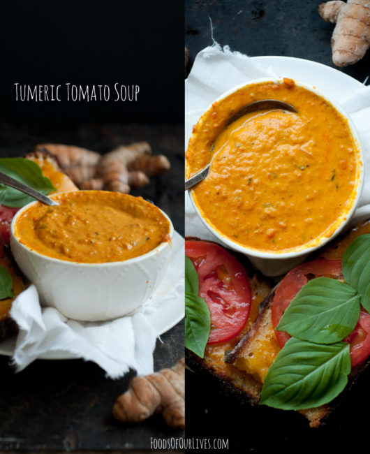 Turmeric Tomato Soup | FoodsOfOurLives.com