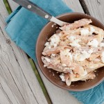 Toasted Penne with Goat Cheese