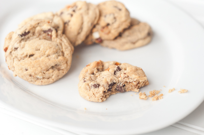 Whole Grain Chocolate Chip Cookies