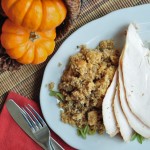 Roasted Turkey with Sage -Cornbread Stuffing