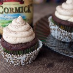 Chocolate Cupcakes with Irish Cream Buttercream