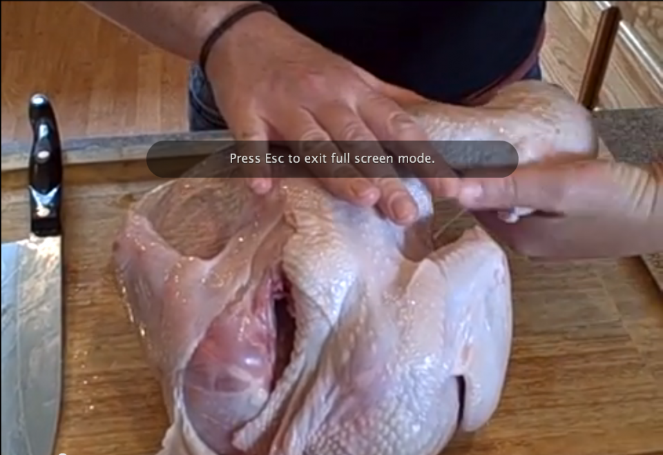 how to cut a chicken