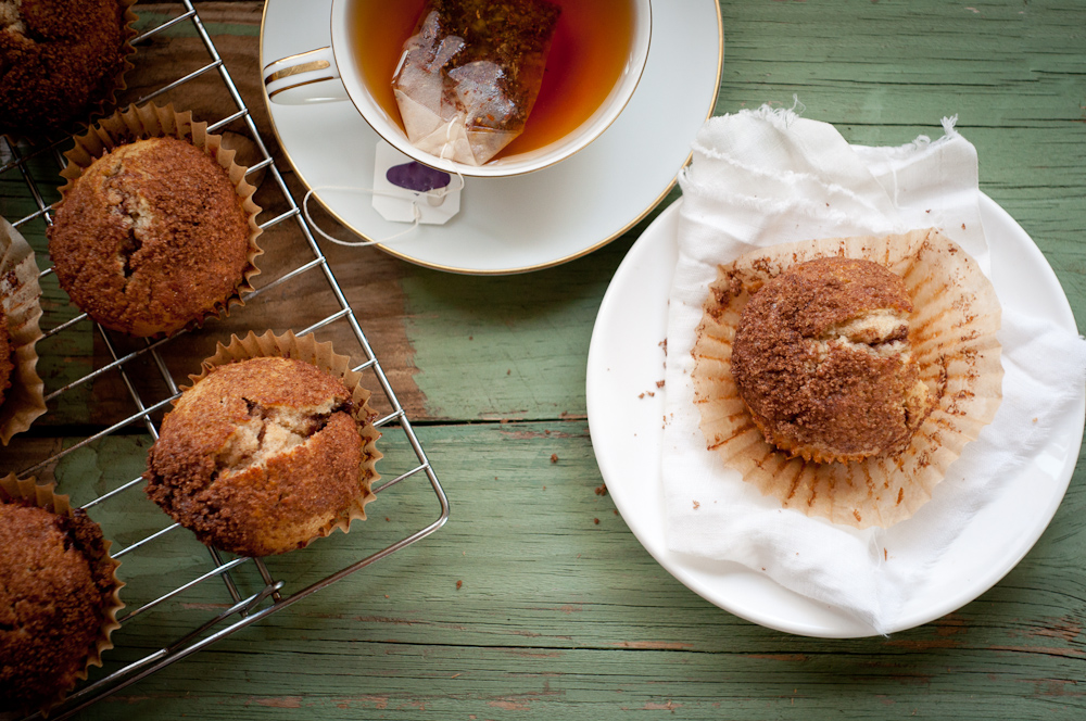 Vanilla Cinnamon Swirl Muffins | FoodsOfOurLives.com