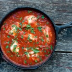 {One-Dish} Cod with Dill Tomato Sauce