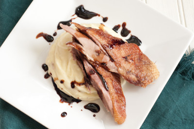Roast Duck with Balsamic Reduction