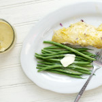 Julia Child's White Wine Poached Fish with Cream Sauce | FoodsOfOurLives.com