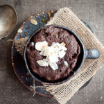 Double Chocolate Coconut Muffin-In-A-Mug (grain and sugar free)