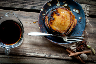 Sweet Potato Pancakes | FoodsOfOurLives.com