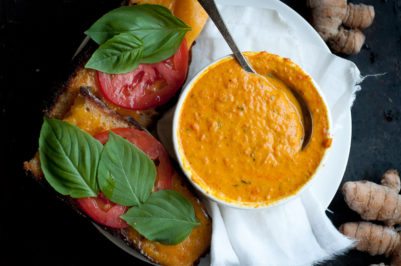 Turmeric Tomato Soup | FoodsOfOurLives.com